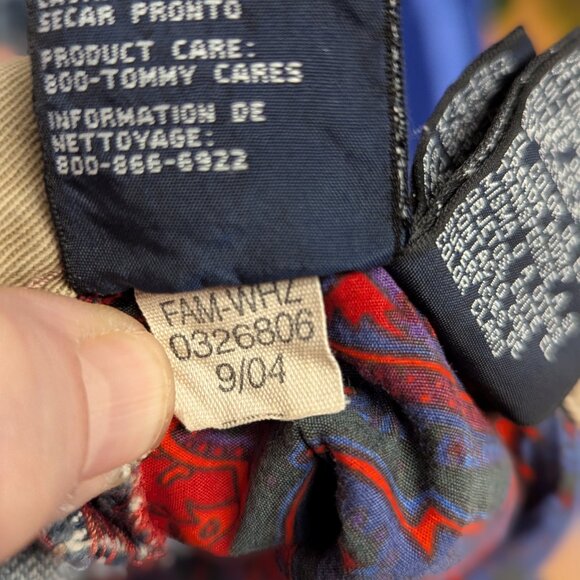 Tommy Hilfiger Jeans Mens 34x32 Blue Denim Relaxed Fit Y2K midrise VTG - Picture 8 of 8